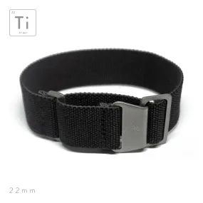 Ti-MNPara Strap 22mm - Black