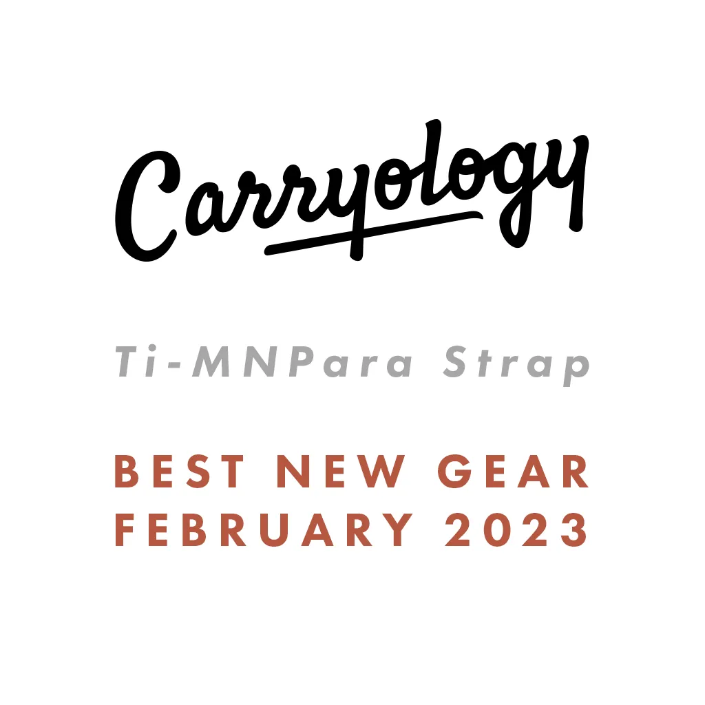 Ti-MNPara Strap 22mm - Black