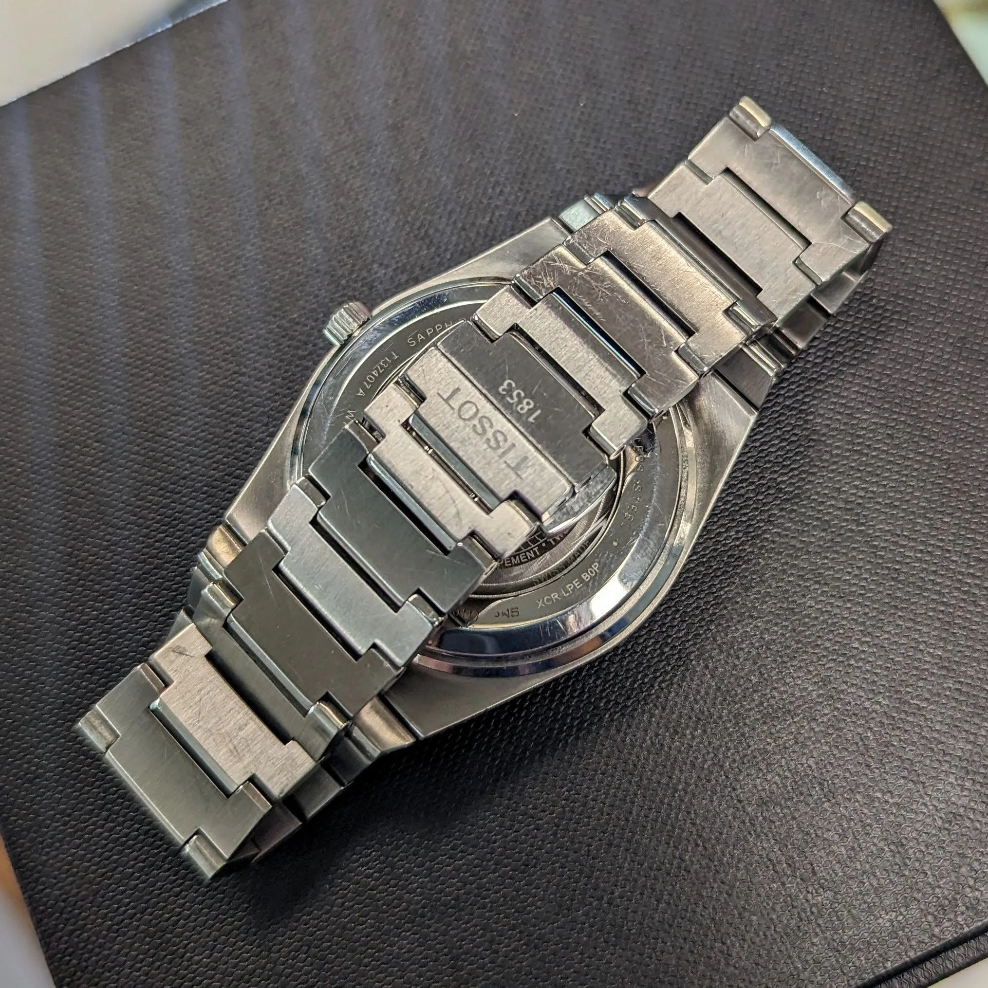 TISSOT PRX Powermatic 80 Automatic Watch Ref. T137407A Date Indicator Display Back – BOX & Papers!