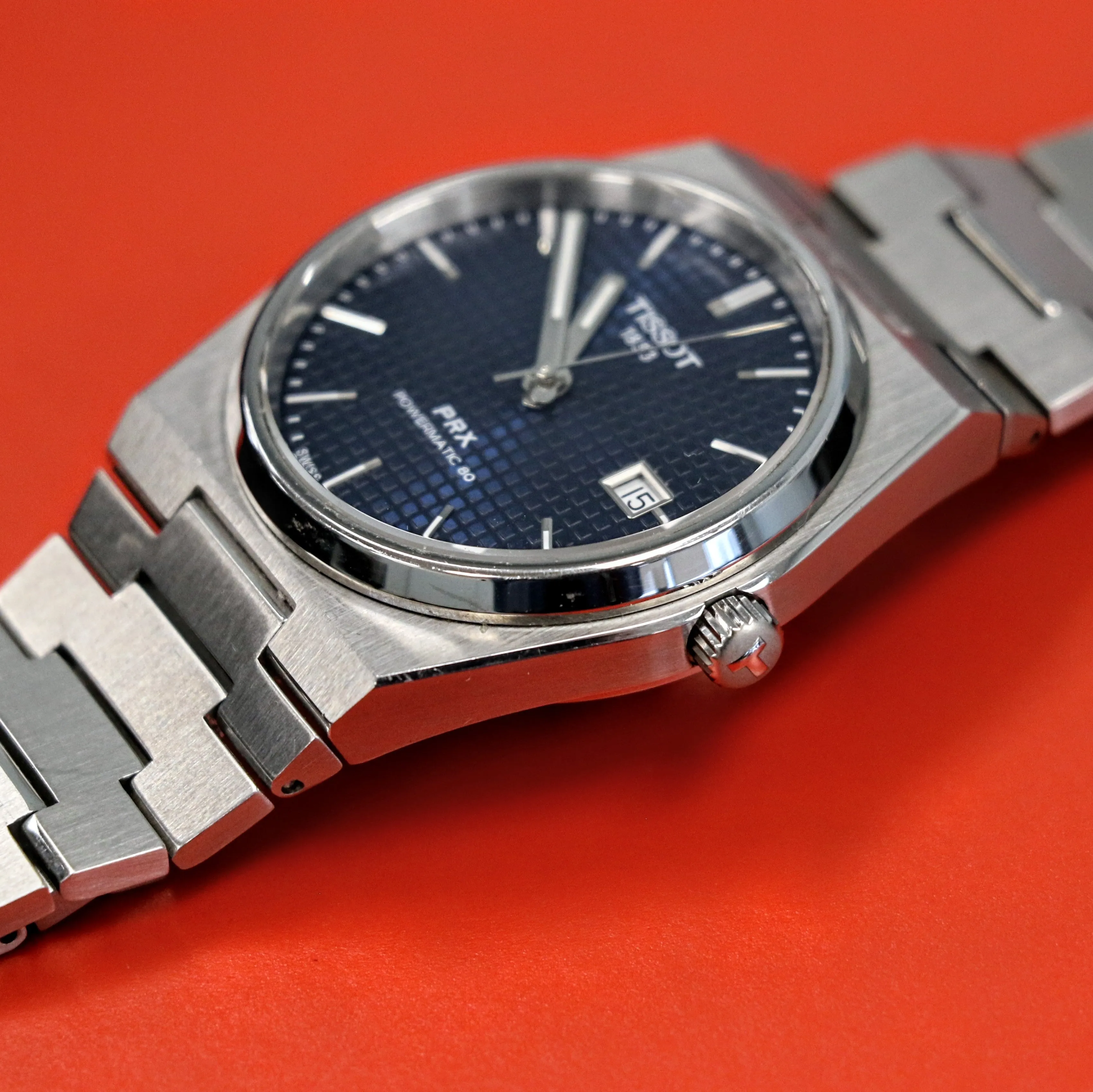 TISSOT PRX Powermatic 80 Automatic Watch Ref. T137407A Date Indicator Display Back – BOX & Papers!