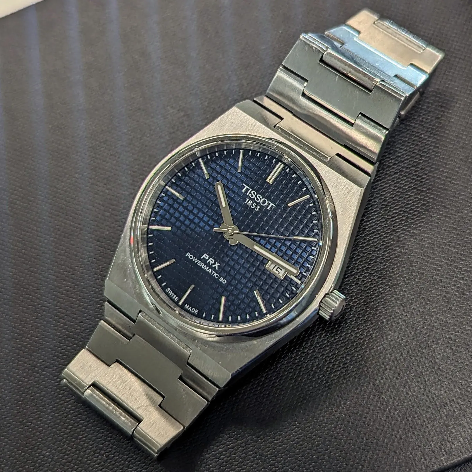 TISSOT PRX Powermatic 80 Automatic Watch Ref. T137407A Date Indicator Display Back – BOX & Papers!