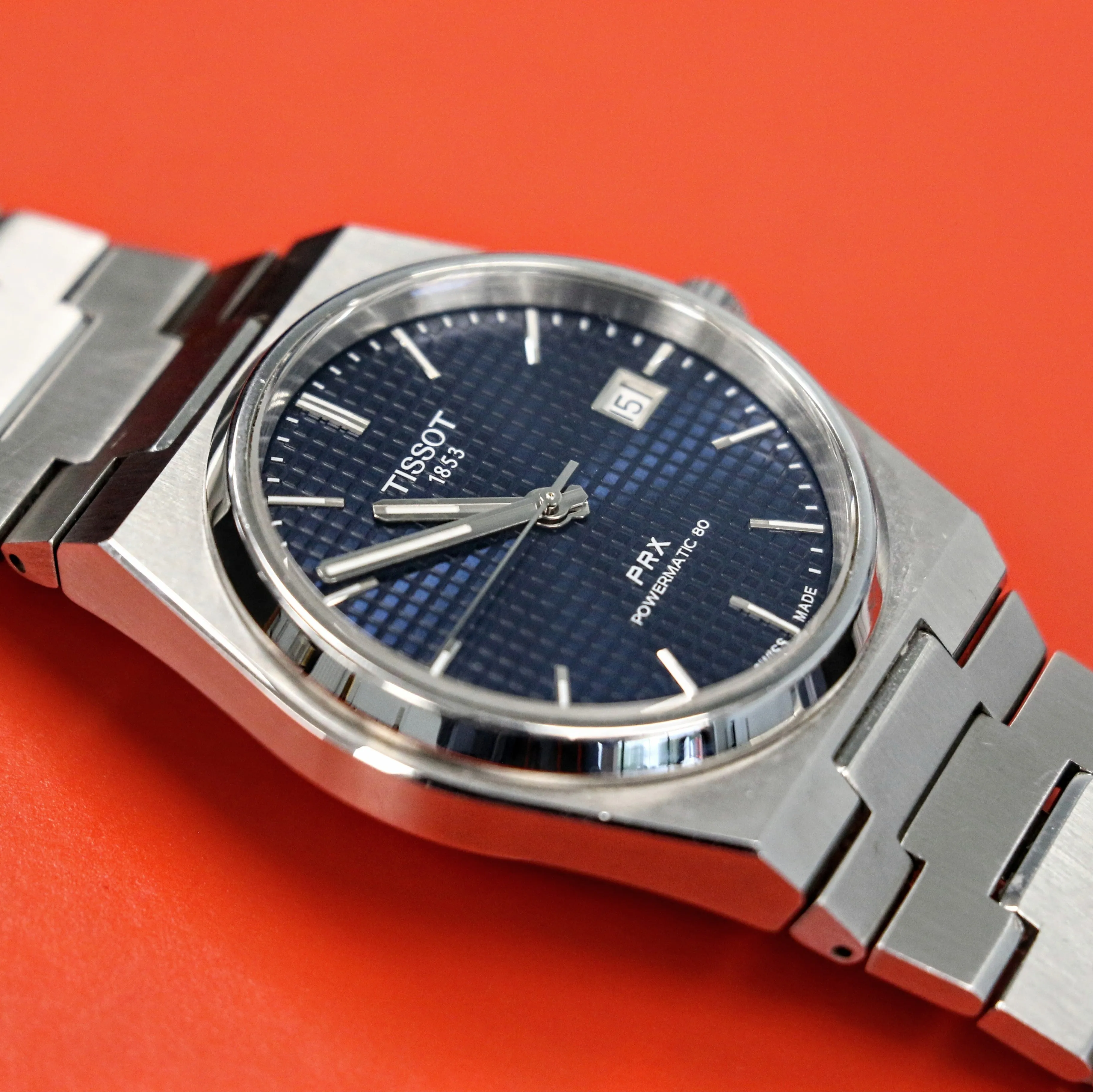 TISSOT PRX Powermatic 80 Automatic Watch Ref. T137407A Date Indicator Display Back – BOX & Papers!