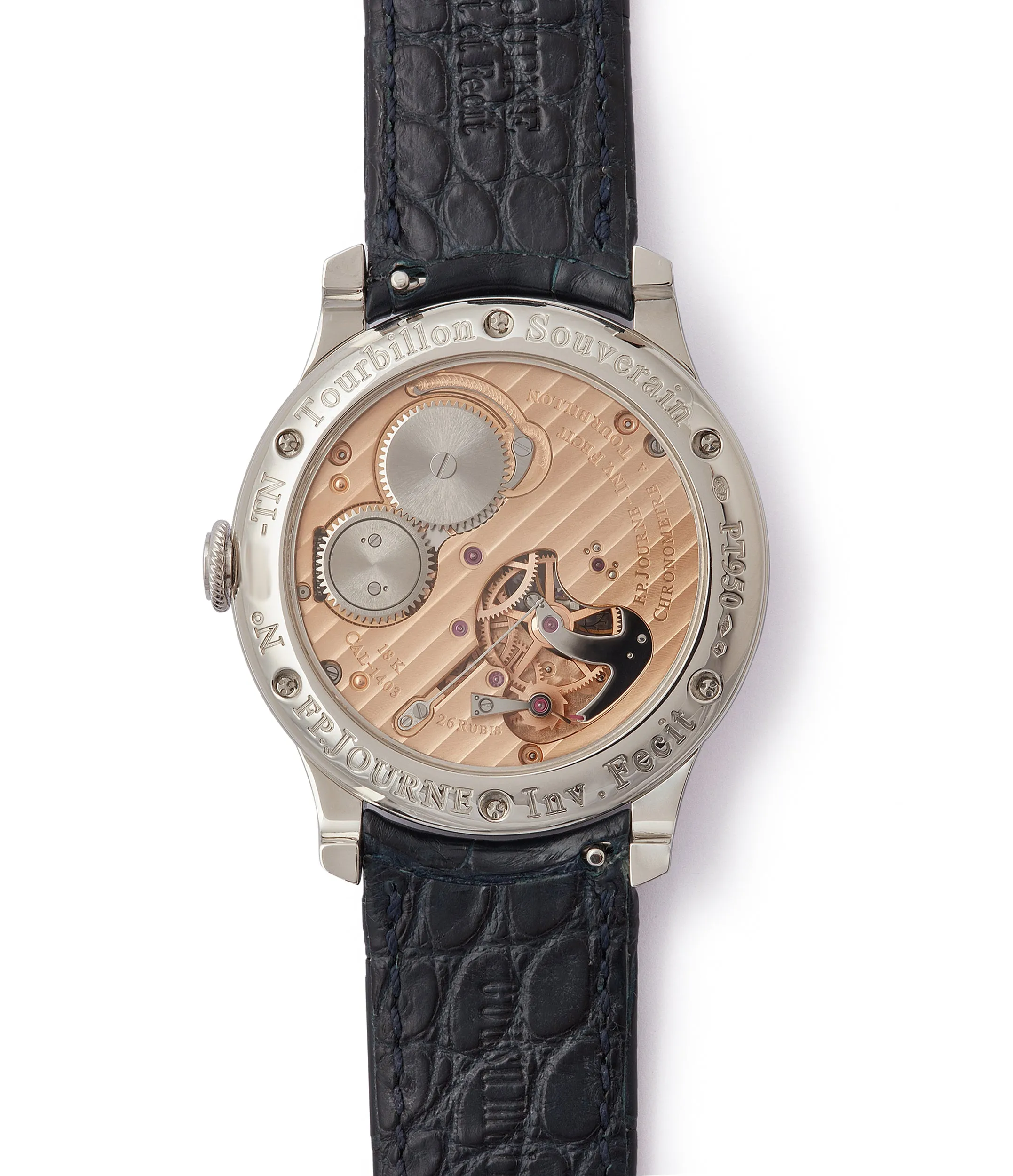 Tourbillon Souverain | Seconde Morte | 40mm | Platinum