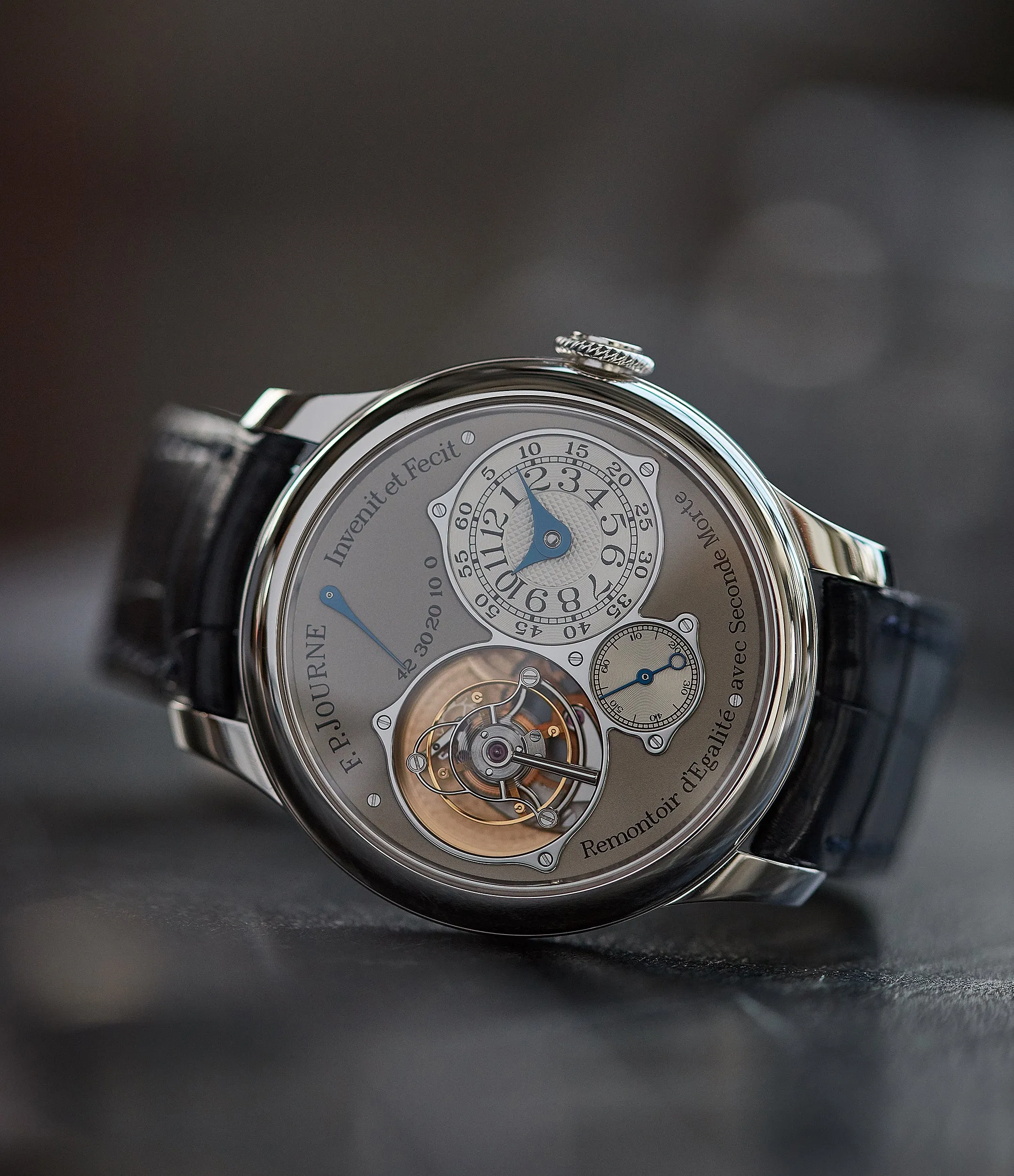 Tourbillon Souverain | Seconde Morte | 40mm | Platinum