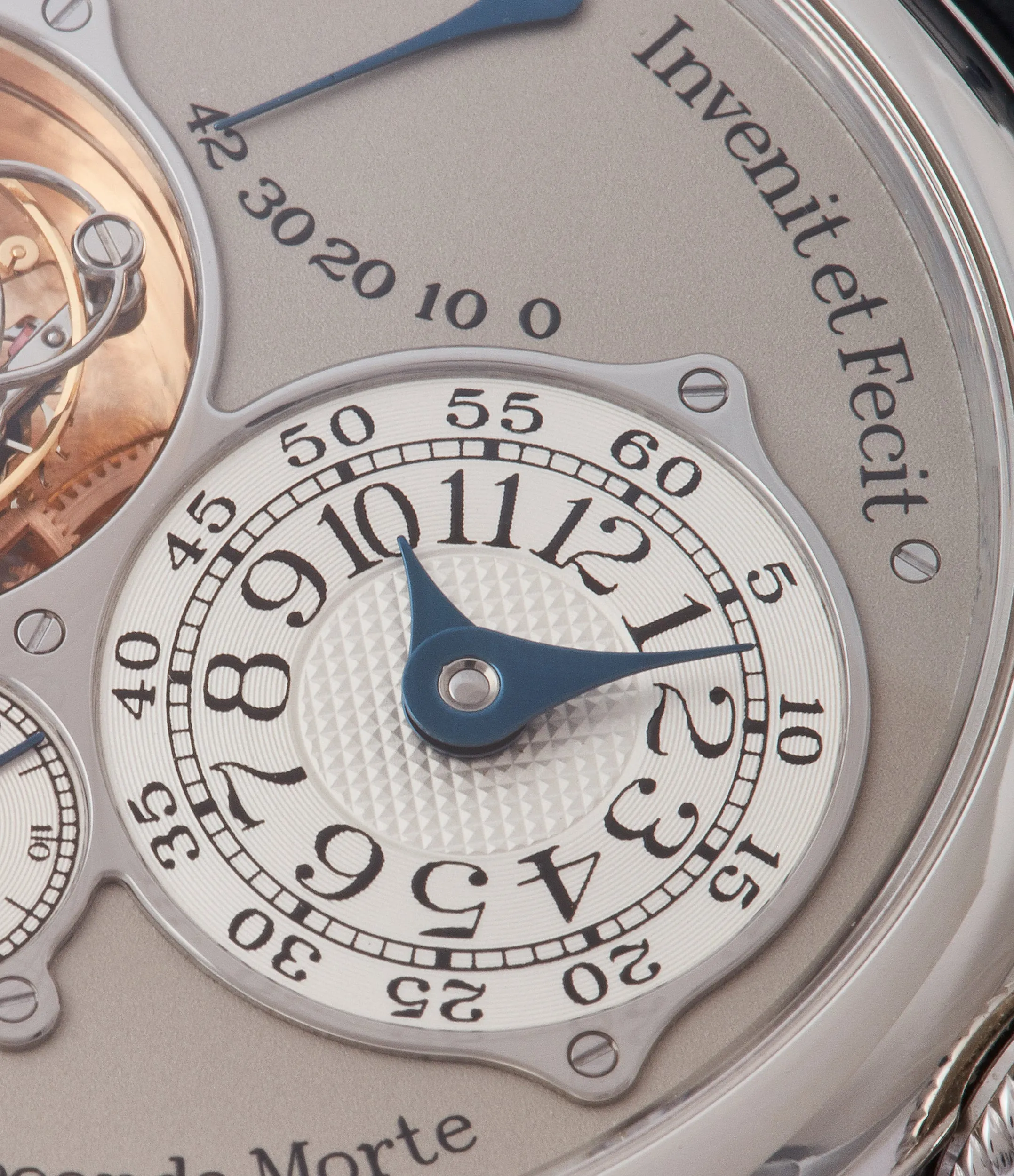Tourbillon Souverain | Seconde Morte | 40mm | Platinum