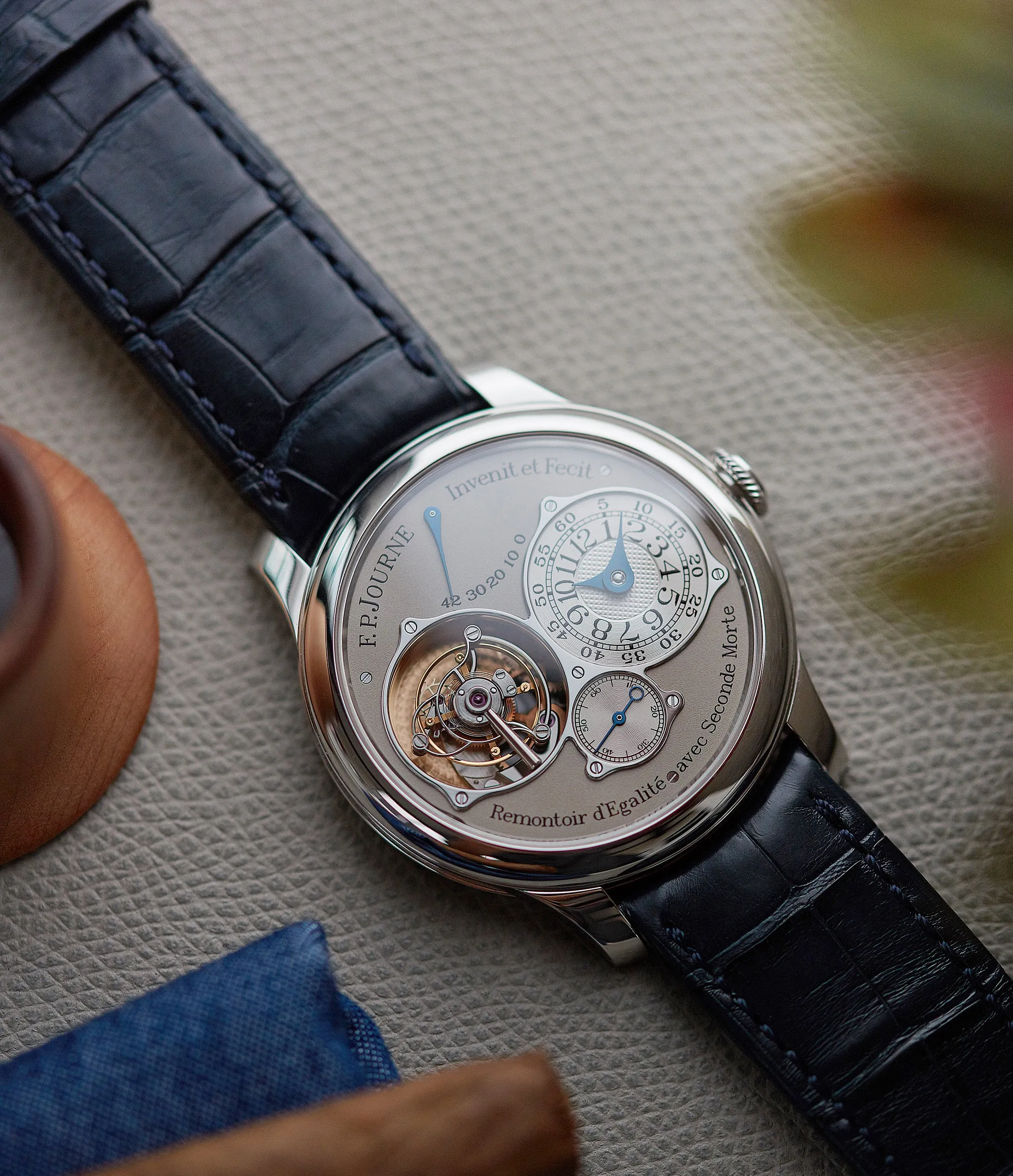 Tourbillon Souverain | Seconde Morte | 40mm | Platinum