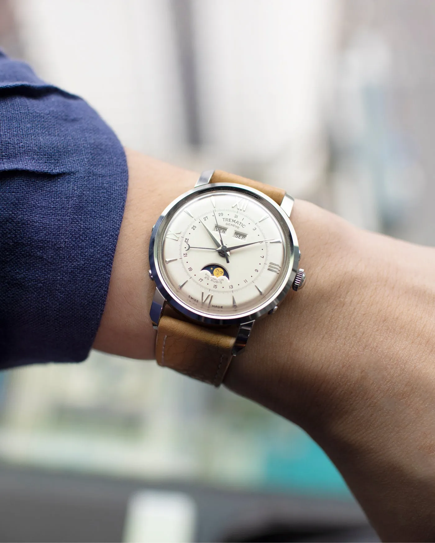 Trematic Bidynator Triple Calendar Moonphase