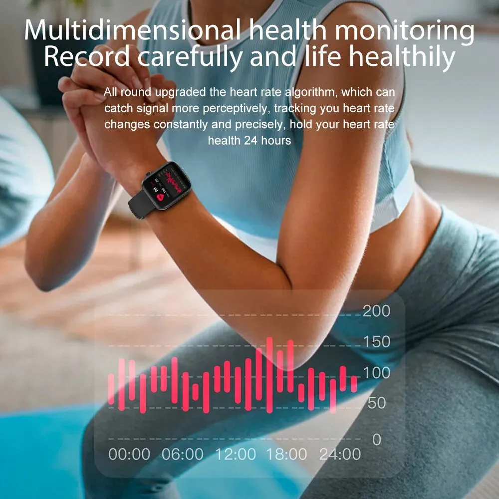 Voice Calling Smartwatch - Health Monitoring, IP68 Waterproof, Smart Notifications, Voice Assistant for Men and Women