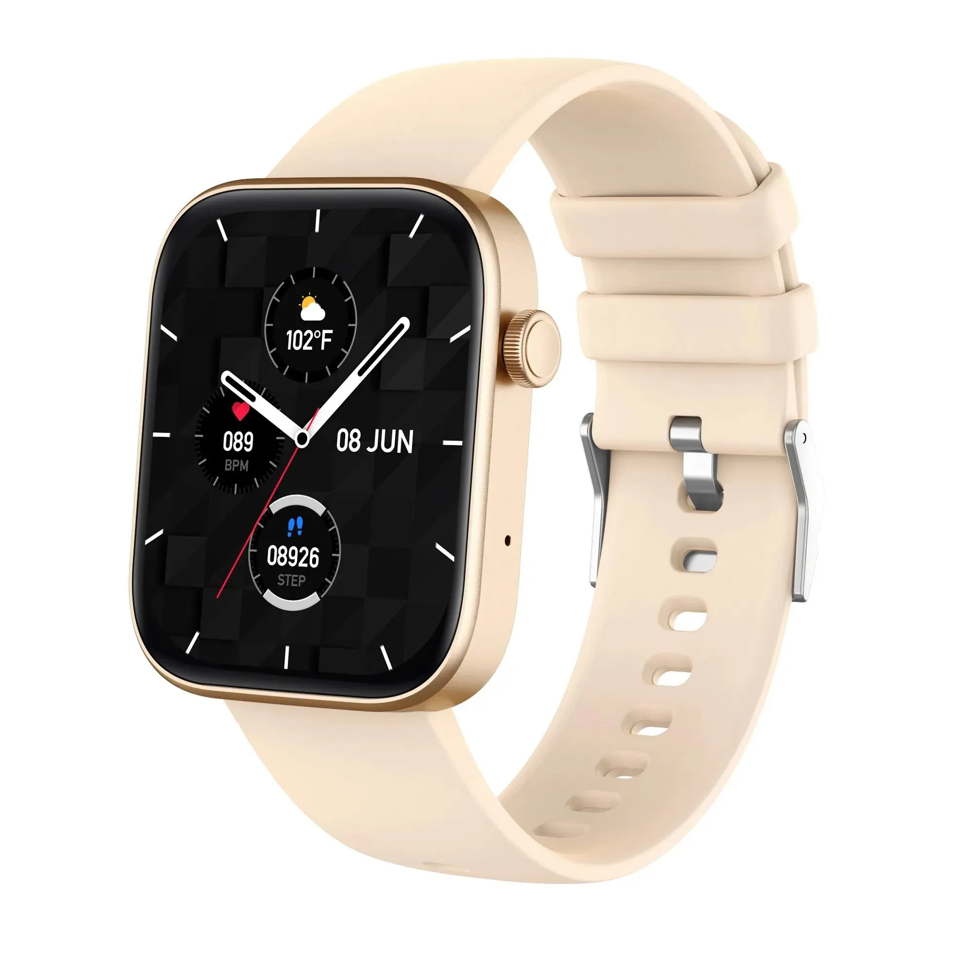 Voice Calling Smartwatch - Health Monitoring, IP68 Waterproof, Smart Notifications, Voice Assistant for Men and Women