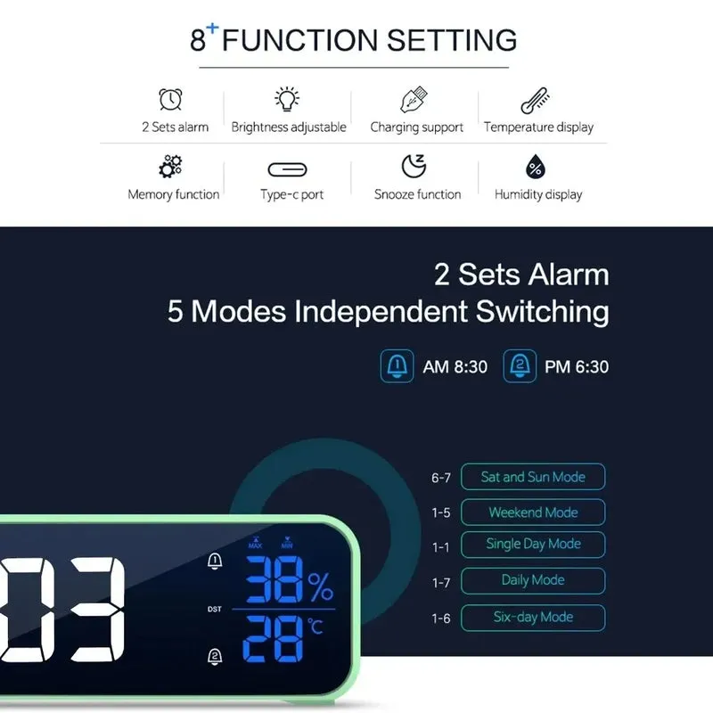 Voice Control Digital Alarm Clock