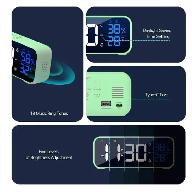 Voice Control Digital Alarm Clock