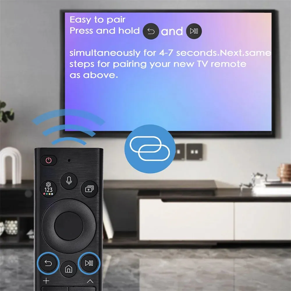 Voice Remote Control Compatible with Samsung Smart TV 2019-2023 UHD QLED OLED 4K 8K