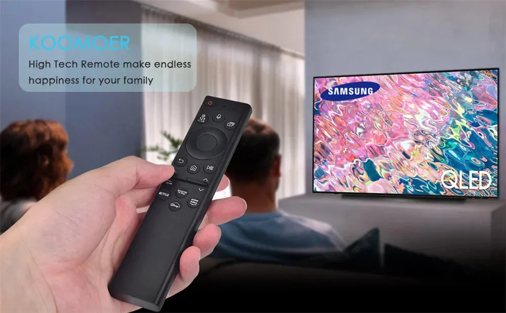 Voice Remote Control Compatible with Samsung Smart TV 2019-2023 UHD QLED OLED 4K 8K