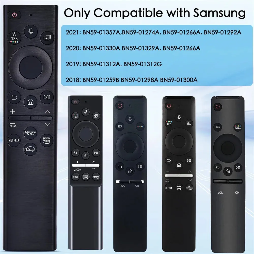 Voice Remote Control Compatible with Samsung Smart TV 2019-2023 UHD QLED OLED 4K 8K