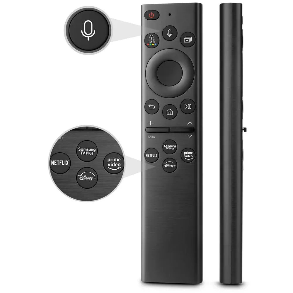 Voice Remote Control Compatible with Samsung Smart TV 2019-2023 UHD QLED OLED 4K 8K