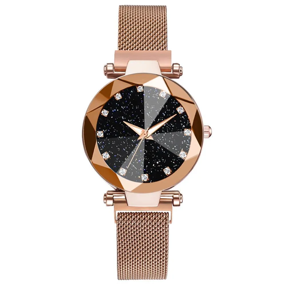 Women Starry Sky Magnetic Fashion Wrist Watches