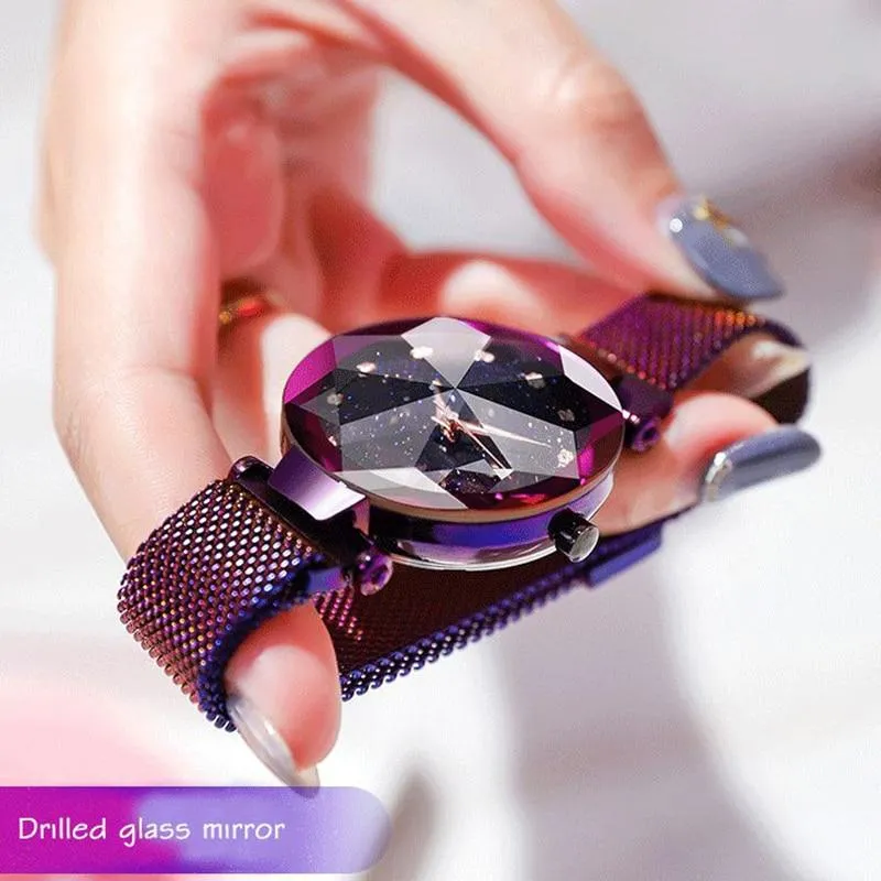 Women Starry Sky Magnetic Fashion Wrist Watches