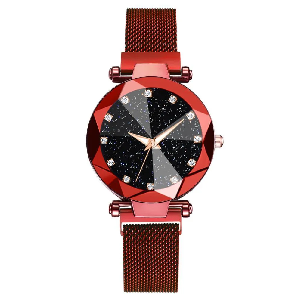 Women Starry Sky Magnetic Fashion Wrist Watches