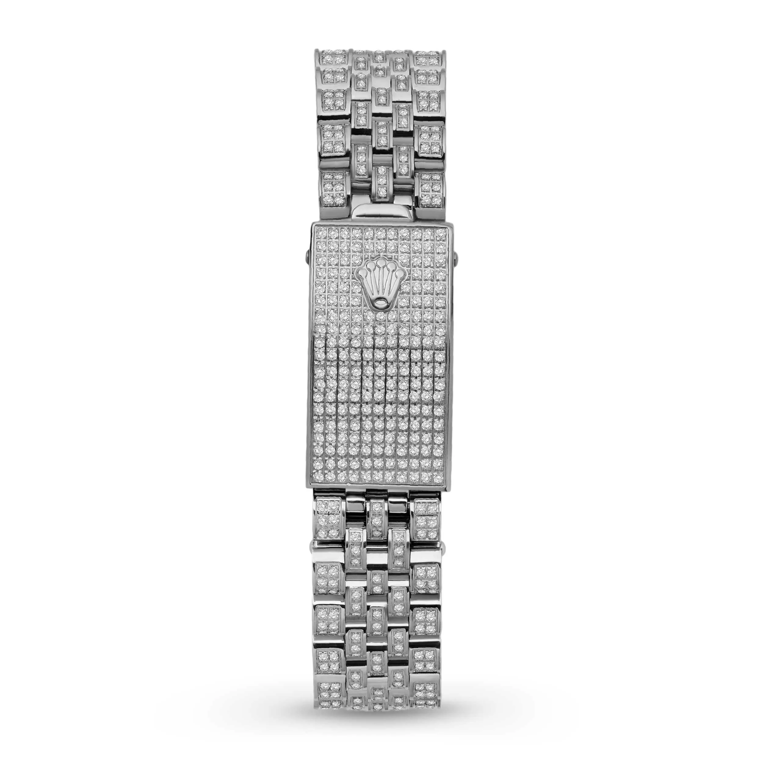 Women's Rolex Datejust Diamond Bezel Watch 31mm Black Dial | 6.75ct