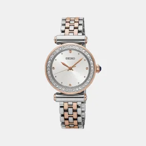 Women's White Analog Stainless Steel Watch SRZ466P1