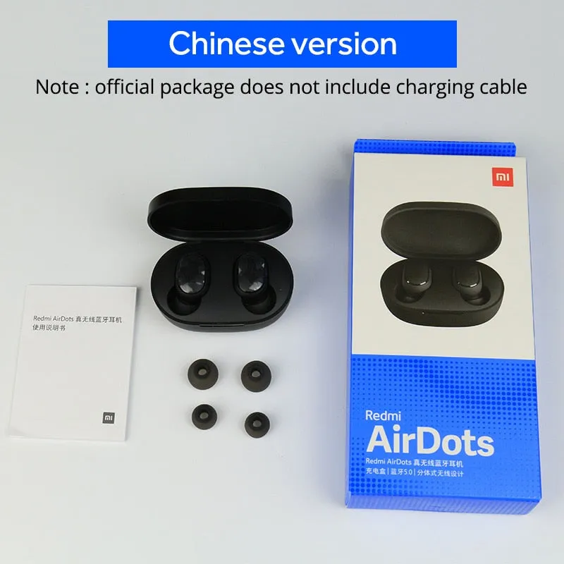 Xiaomi Redmi Airdots Bluetooth 5.0 Earphone True Stereo Wireless earphone with voice control