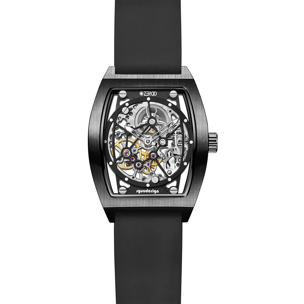 ZEROO M1 THE AURIGA SKELETON MECHANICAL AUTOMATIC WATCH FOR GENTS - ZM001BBK