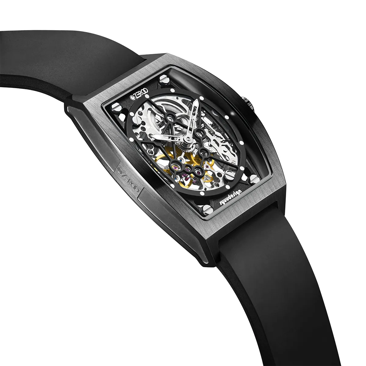 ZEROO M1 THE AURIGA SKELETON MECHANICAL AUTOMATIC WATCH FOR GENTS - ZM001BBK