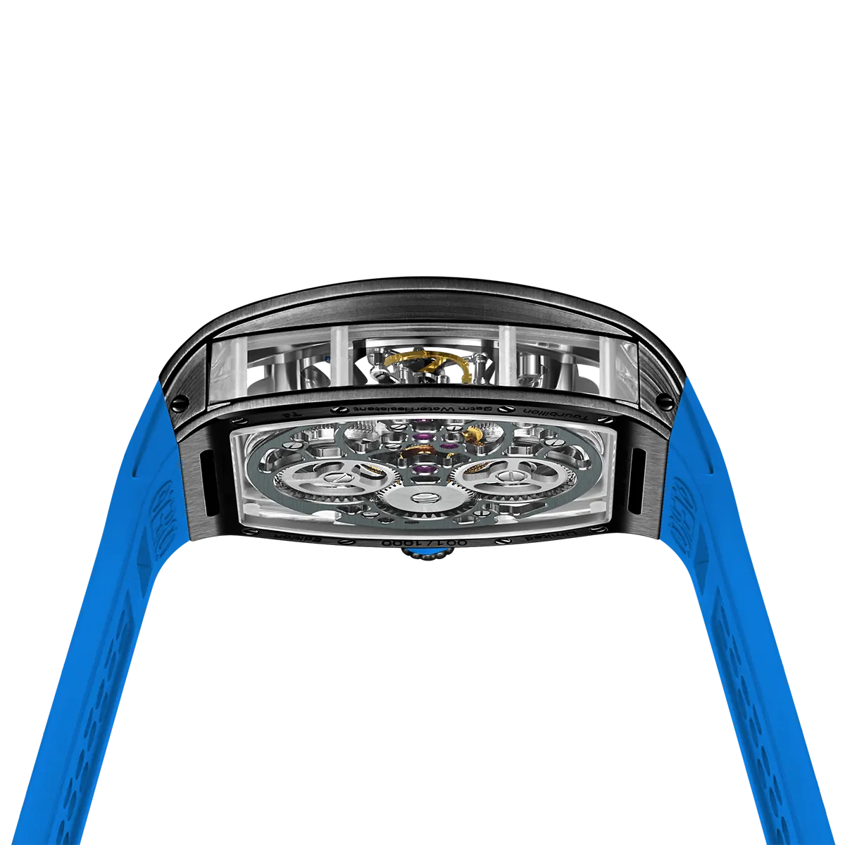 ZEROO T4 THE ARCHER FULL SKELETON TOURBILLONMANUAL TOURBILLON WATCH FOR GENTS - ZT004BLB
