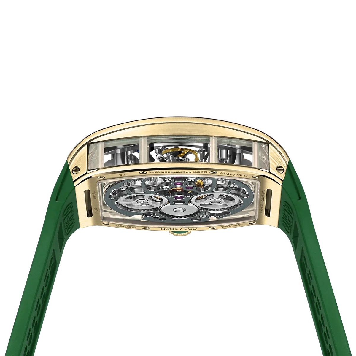 ZEROO T4 THE ARCHER FULL SKELETON TOURBILLONMANUAL TOURBILLON WATCH FOR GENTS - ZT004GGR