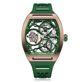 ZEROO T4 THE ARCHER FULL SKELETON TOURBILLONMANUAL TOURBILLON WATCH FOR GENTS - ZT004RGR
