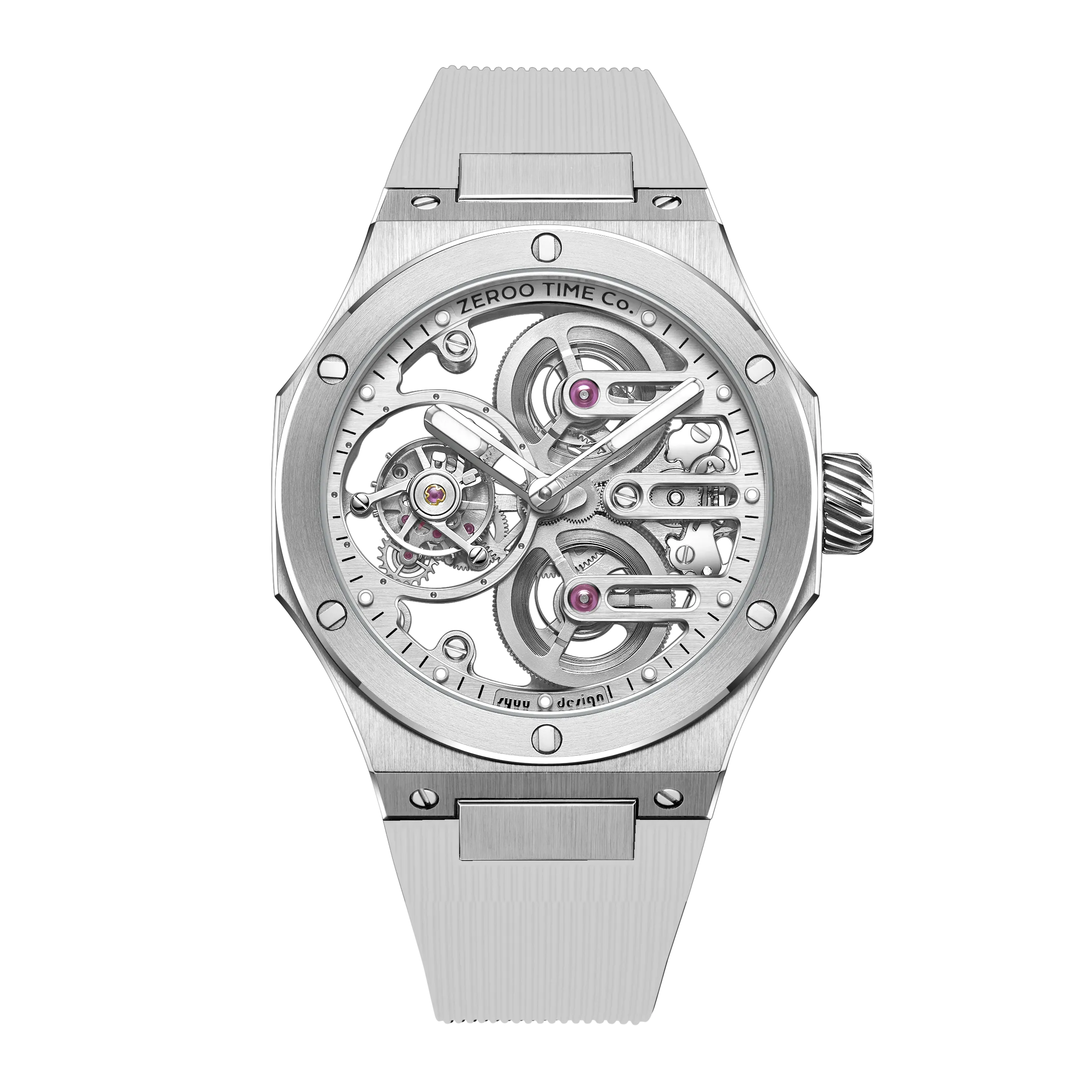 ZEROO T8 THE ORION FULL SKELETON TOURBILLONMANUAL TOURBILLON WATCH FOR GENTS - ZT008SWW