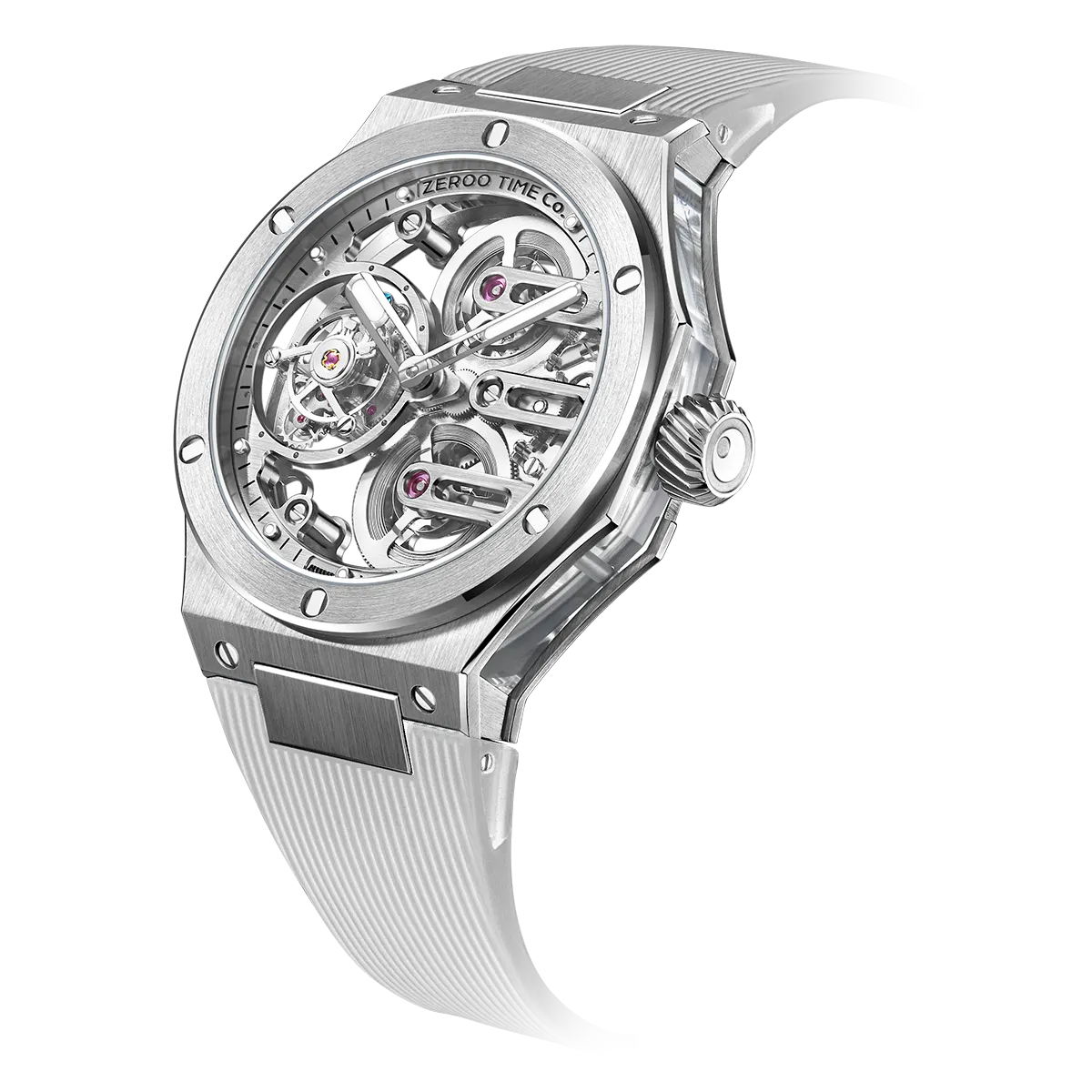 ZEROO T8 THE ORION FULL SKELETON TOURBILLONMANUAL TOURBILLON WATCH FOR GENTS - ZT008SWW