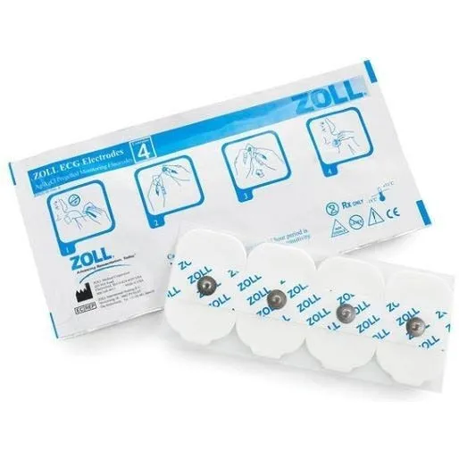 ZOLL 3pk ECG Electrodes (200 pouches, 600 Electrodes).